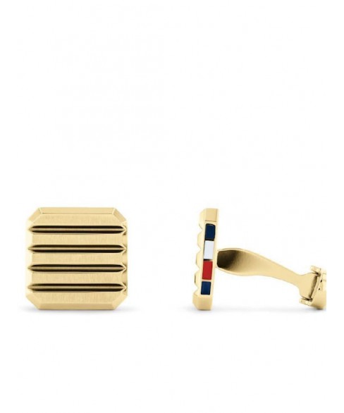 TOMMY HILFIGER ατσάλινα επιχρυσωμένα μανικετόκουμπα 2790487 TOMMY HILFIGER ατσάλινα επιχρυσωμένα μανικετόκουμπα 2790487